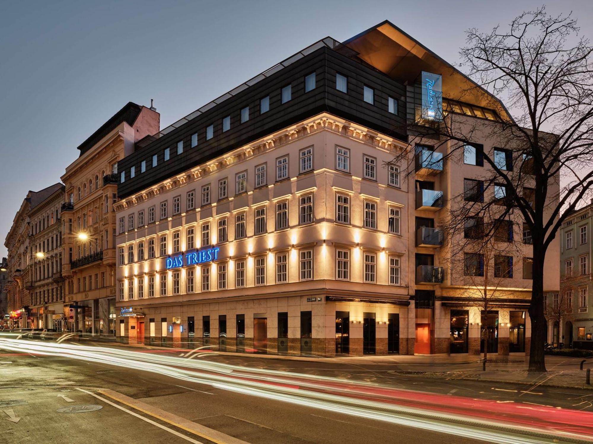 Radisson Blu Das Triest Hotel, Wien Eksteriør bilde